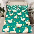 thumbnail image 2 of Castle Fairy 4-Piece King White Duck Sheet Set (Child), 2 of 7