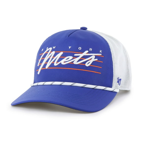 Men's '47 Royal New York Mets Brrr Downburst Mesh Hitch Adjustable Hat