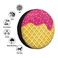 thumbnail image 5 of Balery Red Ice Creamtire Cover Waterproof Dust-Proof, Universal Spare Wheel Tire Cover For Trailer, Rv, Suv Truck And Vehicle Camper Accessories-15 Inch, 5 of 9