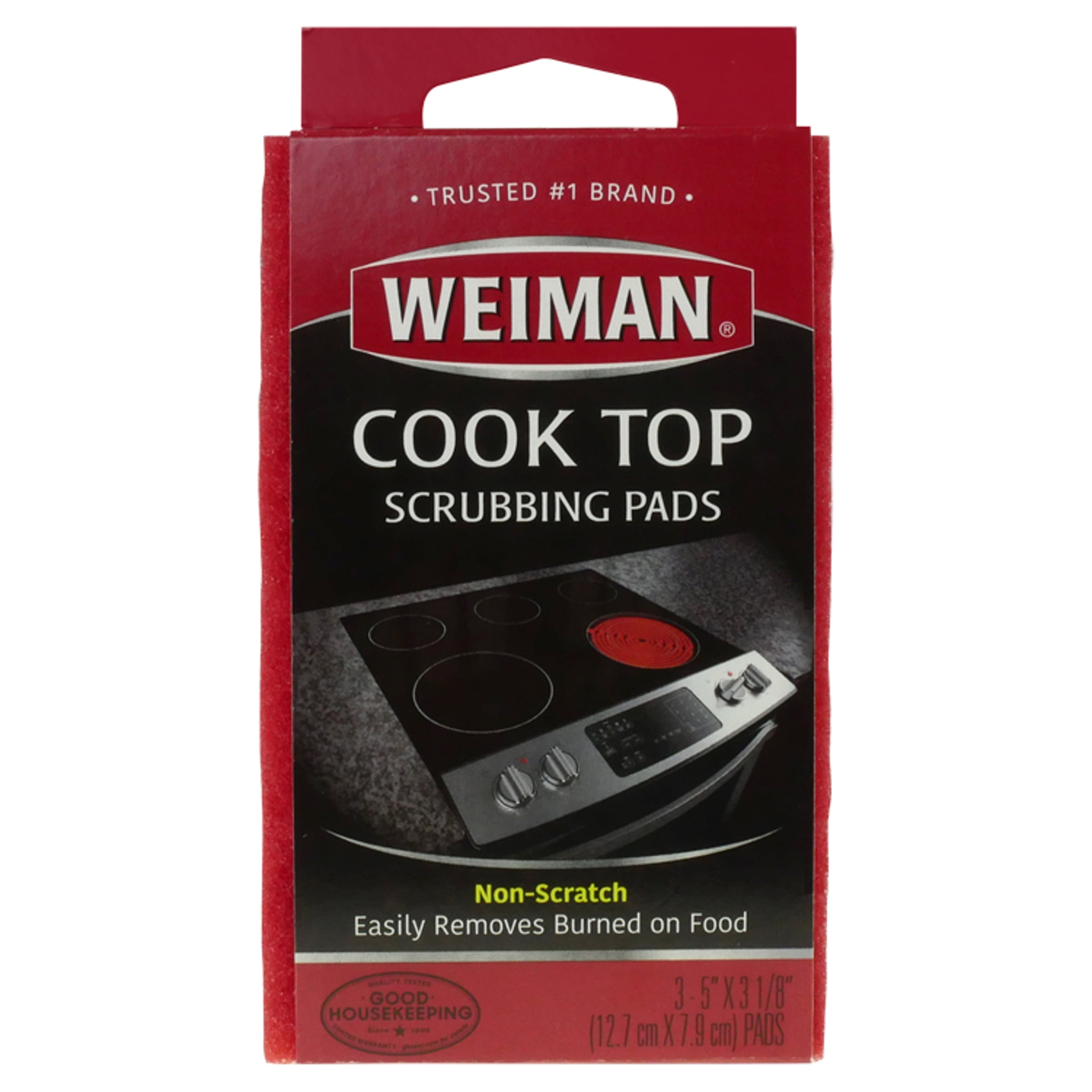 Weiman Cook Top Scrubbing Pads, 3 count