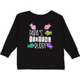 thumbnail image 3 of Inktastic Papa's Fishing Buddy with Colorful Fish Boys or Girls Long Sleeve Toddler T-Shirt, 3 of 5