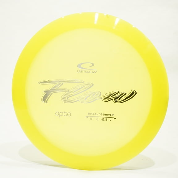 Latitude 64 Opto Flow Disc Golf Distance Driver, Pick Color/Weight [Stamp & Exact Color May Vary] Yellow 173-174 grams