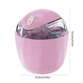 thumbnail image 3 of Klonfd Small Home Ice Maker Gelato & Sorbet Machine For Homemade Yogurt Quick 15 Personal Ice Maker With Control For Family, 3 of 6