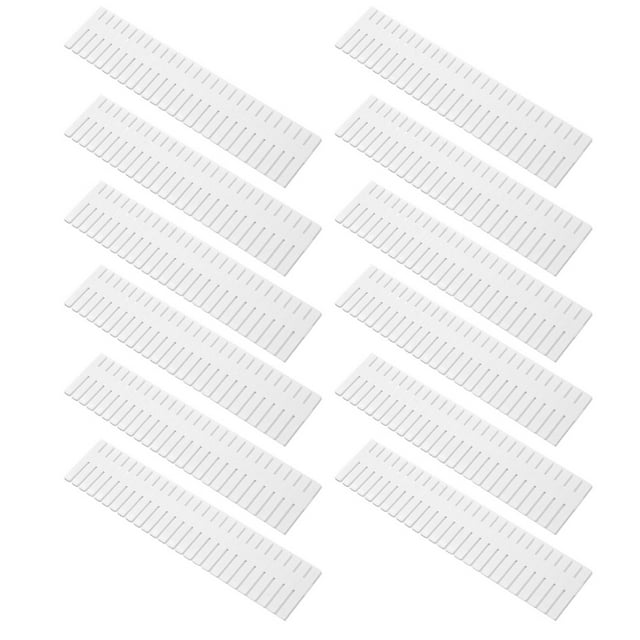 Coofit Drawer Organizers Divider Adjustable: 12PCS Drawer Separator Underwear Organizer