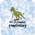 thumbnail image 4 of Inktastic Dinosaur off to Commit Tomfoolery Boys Toddler T-Shirt, 4 of 5