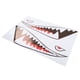 thumbnail image 2 of Adhesivo Para Puerta Lateral De Coche, Calcomanía De Dientes De Boca De Tiburón PVC 2 Uds Fácil De Llevar Para SUV ANGGREK CH1616, 2 of 8