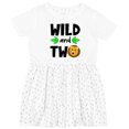 thumbnail image 3 of Inktastic Wild and Two Cute Lion Birthday Girls Toddler Dress, 3 of 5