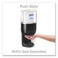 thumbnail image 2 of PURELL 5024-01 5.25 in. x 8.56 in. x 12.13 in. 1,200 mL Push-Style Hand Sanitizer Dispenser - Graphite (1/Carton), 2 of 7