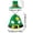 005_Green, variant on St Patricks Day Porch Goose Outfit Irish Clover Goose Costume for 23" High Cement or Plastic Geese Costume for Yard Lawn Outdoor Garden Patio Statue Leprechaun Shamrock Dress Holiday Decor