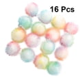 thumbnail image 4 of EeaseCA 16pcs Simulation Plush Ball Eco-friendly Plush Ball Artificial Plush Ball for DIY Hat Clothes (16pcsd Ball Combinations 21- Bottom Diameter 10cm Hidden Button Style One Bag), 4 of 8