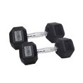 thumbnail image 1 of Par Mancuernas Hexagonales Tayga  25 Lb, 1 of 4