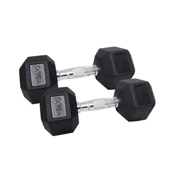 Par Mancuernas Hexagonales Tayga  25 Lb