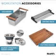 thumbnail image 6 of Ruvati RVH8300 Undermount 16 Gauge 32 in. Kitchen Sink Single Bowl, 6 of 7
