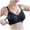 Black, variant on NIEWTR Front Closure Wireless Bras for Women No Underwire Compression Support Adjustable Straps Everyday Comfort Bra(Grey,5XL)