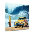 thumbnail image 2 of "Buttercup Buick" By Scott Westmoreland, Giclee Print on Gallery Wrap Canvas, 2 of 3