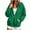 Army Green1, variant on Half Zip Casual Jacket for Womens Long Sleeve Drawstring Hooded Jackets with Pockets Running Workout Hoodies