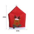 thumbnail image 3 of Christmas Holiday Savings 2024! QTOCIO Christmas Decorations, Christmas Chair Covers, Christmas Chair Back Covers Dining Room Chair Slipcovers Removable Washable Chair Protector Chairs Covers, 3 of 5