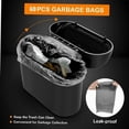 thumbnail image 4 of Typpkmm Car Trash Can with Lid Contains 60 300 Garbage Bags, 4 of 7