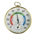 thumbnail image 3 of Mini termómetro higrómetro analógico de pared, con mecánica y dial, medidor de temperatura y humedad para interiores exteriores., 3 of 9