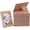 Kraft, variant on 50 Pack Rainbow 4"×6" Standing Cardboard Picture Frames with Easel, Bulk Paper Photo Frame Cards for Graduation, Father’s Day, Back to School, Wedding, Birthday & Classroom DIY Crafts