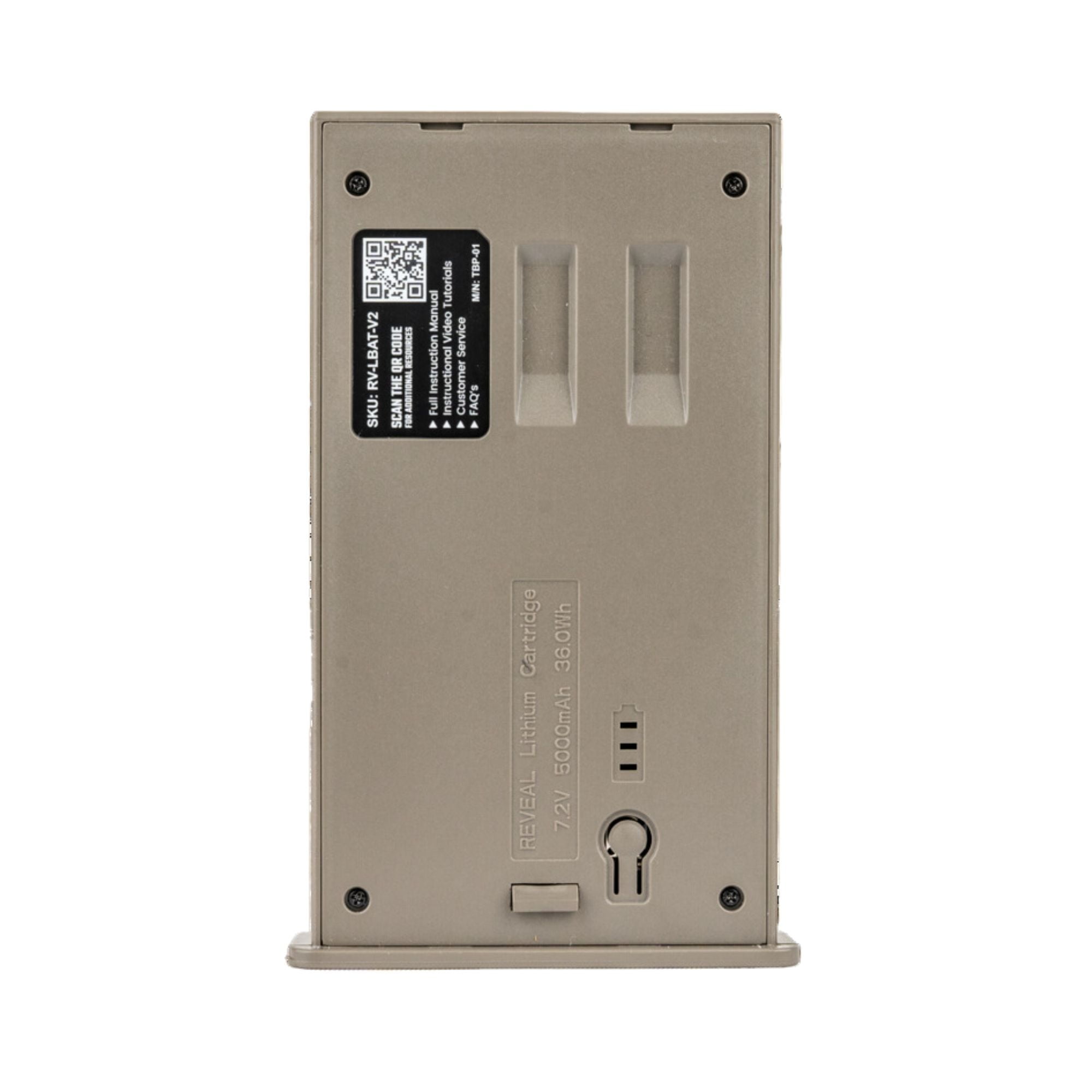 Reveal by Tactacam Lithium Cartridge – Rechargeable Battery for Cellular Trail Cameras, Long-Lasting Power for Hunting & Wildlife Monitoring Cameras, Compatible with Reveal Cameras