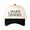 Black, variant on MAKE heaven CROWDED Letter Embroidered Color Block Trucker Hat Unisex Adjustable Cotton Breathable Fashion Cap for Travel Daily Wear