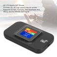 thumbnail image 3 of 4G Portable WiFi, 1.44in Colour Screen  4G On the Go WiFi Mobile WiFi Hotspot with Micro SIM Card Slot, 3650mAh Battery, 4G Mobile WiFi Hotspot for Phone Tablet Laptop, 3 of 8