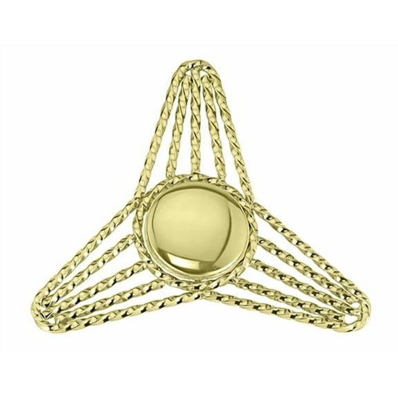 bike Triangle Twisted Knock-Off T/Less Gold. lowrider bicycle part