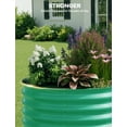 thumbnail image 3 of Raised Garden Bed Kits,Galvanized Metal Raised Garden Boxes Outdoor,with Safety Edging for Gardening Vegetables,Fruits,Flower, 3 of 7