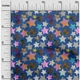 thumbnail image 2 of oneOone Rayon Medium Blue Fabric Galaxy Sewing Craft Projects Fabric Prints By Yard 56 Inch Wide, 2 of 4