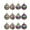 A-12PCS, variant on Sltwyw Carnival Decorative Ball Set: New 6CM Hand-Painted Electroplated Balls for Festive Celebrations and Engaging Home Decor Accessories