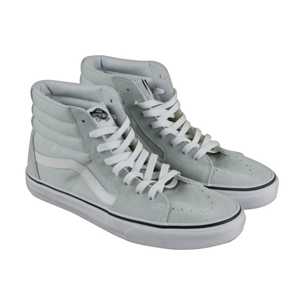 Vans Vans Sk8 Hi Mens White Canvas & Suede High Top Lace Up Sneakers