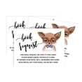 thumbnail image 2 of Inkdotpot 30Fox Jungle Animals Baby Shower Book Request Cards Bring A Book Instead Of A Card Baby Shower Invitations Inserts Games, 2 of 6
