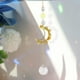 thumbnail image 5 of Crystal Windchime Dream Catchers Moon Flower Chandelier Home Decor (Amarillo) Likrtyny Libre de BPA, 5 of 8