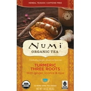 Numi Organic Tea, Three Roots, Tea Bags, 12 Ct