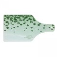 thumbnail image 1 of Clover Cutting Board, Happy St Patrick's Day Typography and Luck Spreading Shamrocks, Decorative Tempered Glass Cutting and Serving Board, in 3 Sizes, by Ambesonne, 1 of 2