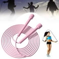 thumbnail image 3 of Adjustable Jump Rope for Fitness and Exercise - Speed Skipping with Pink, 3 of 10
