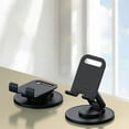 thumbnail image 5 of CxhicLuv Foldable Phone Stand for Desk, 360° Rotatable & Height Adjustable, Portable Smartphone Tablet Holder for Comfortable Viewing, Ideal for Office, Home, and Travel Use, Desk Accessory, 5 of 9