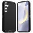 thumbnail image 1 of Feishelll For Samsung Galaxy S24 Ultra Case Heavy Duty Rugged Shockproof Protective Phone Cover ,Black, 1 of 12