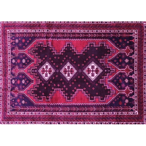 Ahgly Company Indoor Rectangle Persian Pink Traditional Area Rugs, 2' x 5'