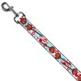 thumbnail image 2 of Buckle-Down Pet Leash, Dog Leash, Lollipop Hearts White, 4 Feet Long 1.0 Inch Wide, 2 of 6