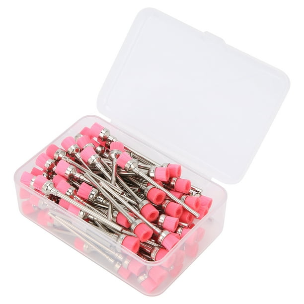 100 Uds. Broca Para Uñas, Cepillo De Limpieza, Cepillo Para Polvo De Uñas, Limpiador, Herramienta De Manicura, Accesorio