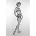 thumbnail image 2 of Portrait of attractive young woman in bikini Poster Print (24 x 36), 2 of 4