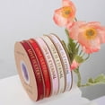 thumbnail image 4 of YAOMOBB Present Packing Ribbon Bronzing Gift Wrapping Ribbon Eternal Love themed Bowknot Making Material, 4 of 7