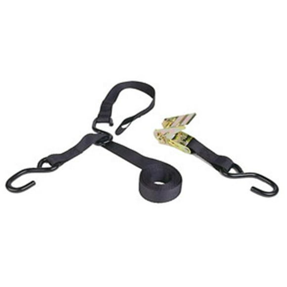 Sports Stuff TDR-38 Jet Logic 8 ft. Triple Hook and Soft Hook Ratchet Tie Down