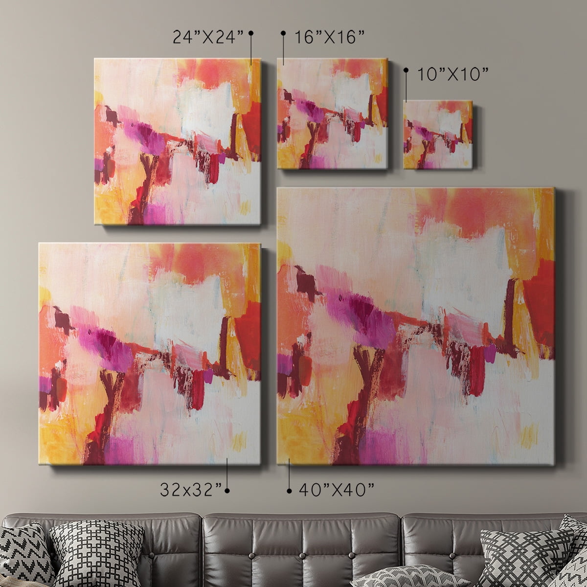 Wexford Home Frizzante II-Premium Gallery Wrapped Canvas, 16" x 16" - Ready to Hang