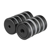 10 Piece Epoxy Coated 0.79" Cup NdFeB Magnet with Screws, The World's Strongest & Most Powerful Rare Earth Magnets