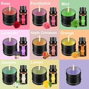Complete Candle Making Kit, Candle Making Supplies, DIY Arts&Crafts Kits Gift For Adults,Beginners,Including Bees Wax,Wicks,Rich Scents,Wick Clips,550ml Melting WaxPouring Pot,Thermometer,Spoon Etc