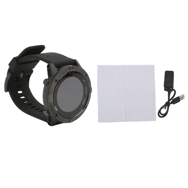 Reloj deportivo resistente al agua con pantalla LCD, navegación de ruta, monitor de ritmo cardíaco, GPS, reloj para correr, senderismo, ciclismo y buceo.