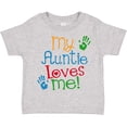 thumbnail image 3 of Inktastic My Auntie Loves Me Nephew Boys or Girls Toddler T-Shirt, 3 of 5